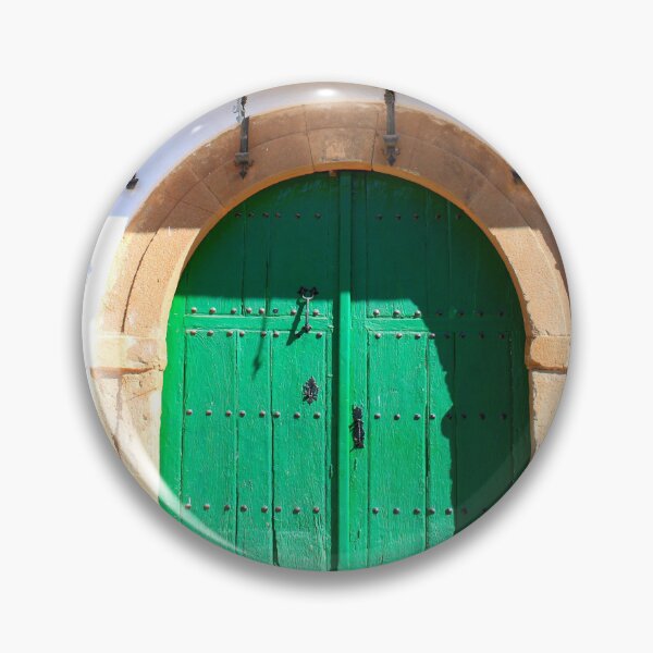 Item preview, Vibrant Green Door Ancient Balcony Charm designed and sold by Clavivs.