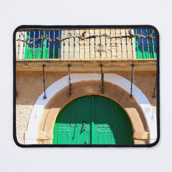 Item preview, Vibrant Green Door Ancient Balcony Charm designed and sold by Clavivs.