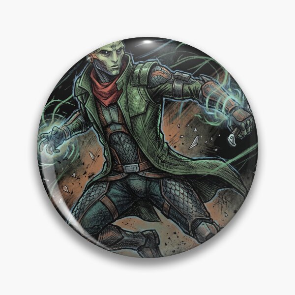 Item preview, Thane Krios Mass Effect Drell Assassin Biotic Hanar Monk Sniper Prayer Siha Kolyat Shepard Fan Art Portrait Poster T-Shirt Sticker Print Gift designed and sold by Senpaiwaves.