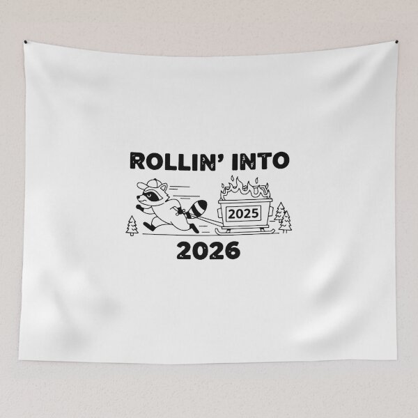 Item preview, Rollin' Into 2026 For Raccoon Lovers designed and sold by artcultreone.