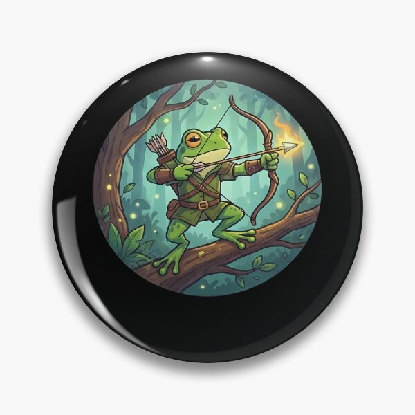 Item preview, Magical Frog Archer Fantasy Forest Fantasy designed and sold by k3rstman1.