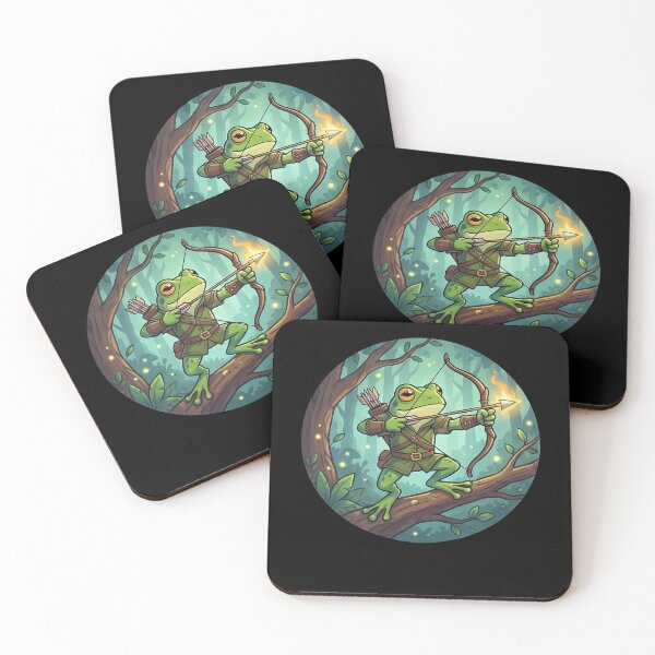 Item preview, Magical Frog Archer Fantasy Forest Fantasy designed and sold by k3rstman1.