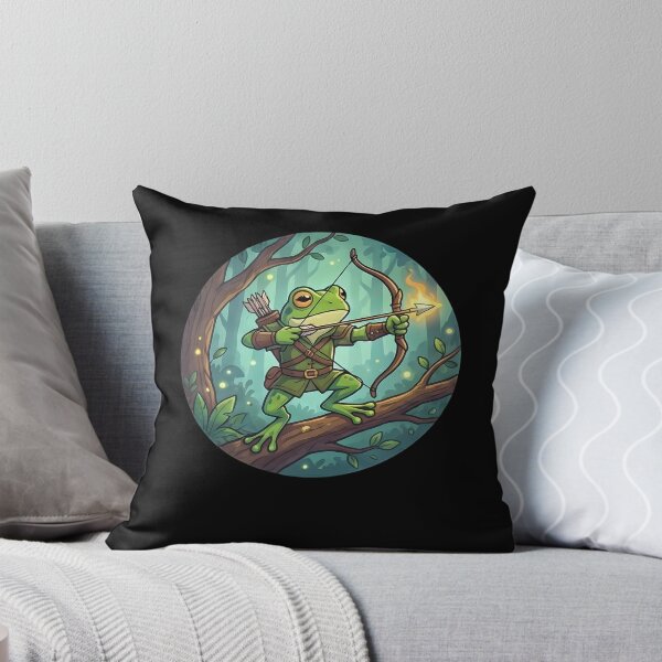 Item preview, Magical Frog Archer Fantasy Forest Fantasy designed and sold by k3rstman1.