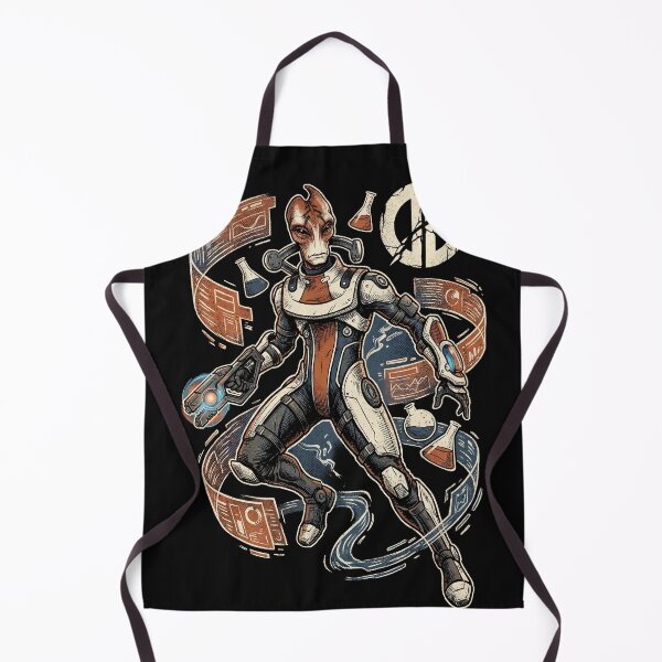 Item preview, Mordin Solus Mass Effect Salarian Scientist STG Genophage Cure Krogan Normandy Crew Very Model of a Scientist Salarian Fan Art Portrait Poster T-Shirt Sticker Print Gift designed and sold by Senpaiwaves.