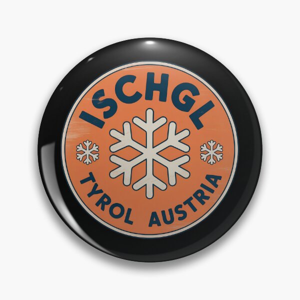 Item preview, Ischgl Tyrol Austria Snowflake – Vintage Ski Resort  | Winter Travel Badge designed and sold by VividOrganica.