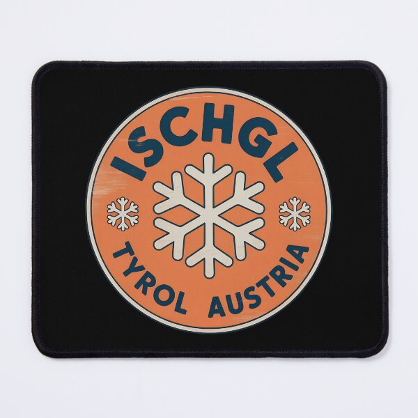 Item preview, Ischgl Tyrol Austria Snowflake – Vintage Ski Resort  | Winter Travel Badge designed and sold by VividOrganica.