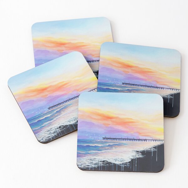 Item preview, Ocean pier sunset  designed and sold by Byearion.
