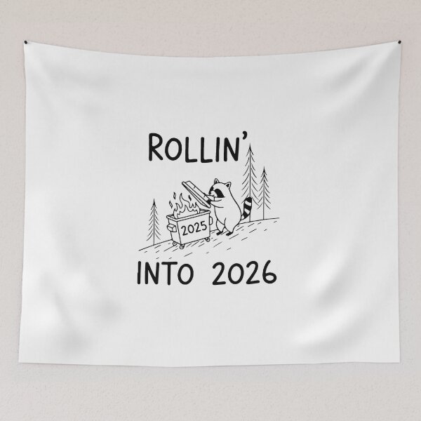 Item preview, Rollin' Into 2026 For Raccoon Lovers designed and sold by artcultreone.