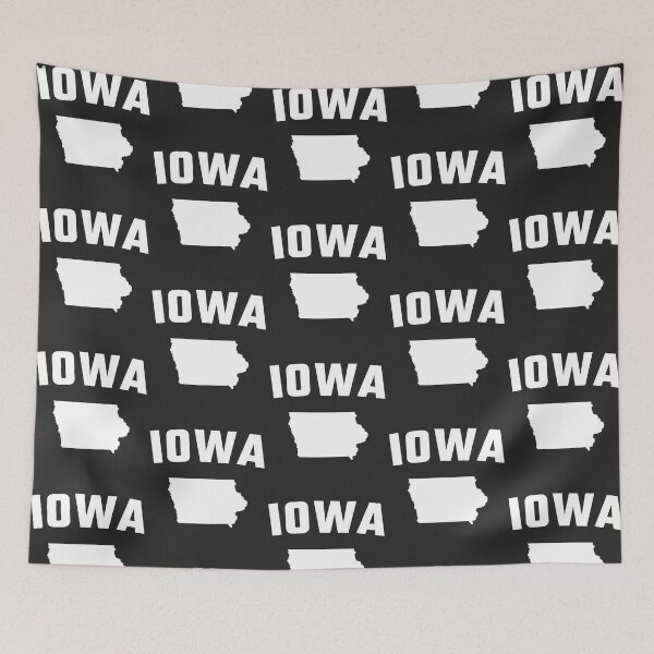 Item preview, IOWA State Map - Classic Varsity Style Bold Design designed and sold by mashmosh.