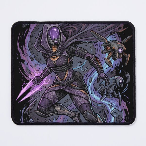 Item preview, Tali'Zorah Mass Effect Quarian Engineer Tali vas Normandy Admiral Tali nar Rayya Keelah Se'lai Rannoch Geth Migrant Fleet Fan Art Portrait Poster T-Shirt Sticker Print Gift designed and sold by Senpaiwaves.