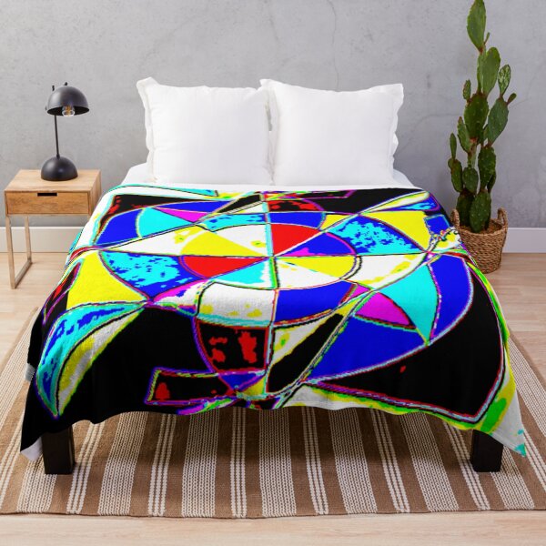 Item preview, astral collision electrize 10 colorful geometric abstract design designed and sold by SmashingDeals.