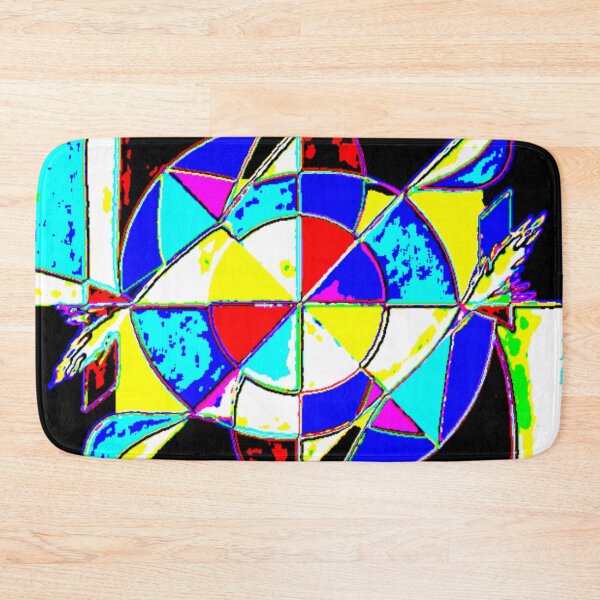Item preview, astral collision electrize 10 colorful geometric abstract design designed and sold by SmashingDeals.