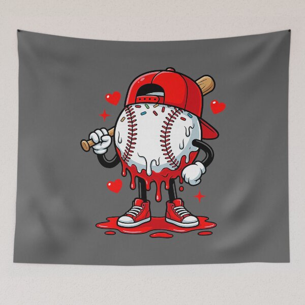 Item preview, Baseball Drip Icecream Apparel Youth Boy Valentine designed and sold by KristineLi.