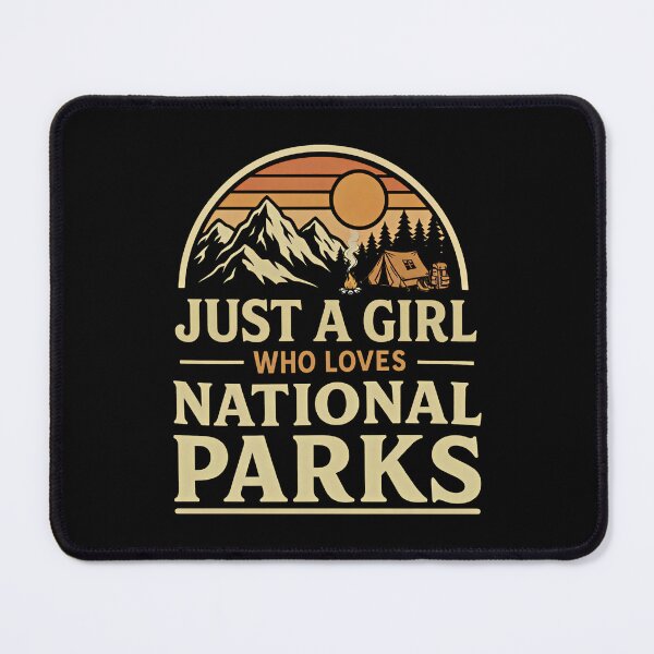 Item preview, Just a Girl Who Loves National Parks designed and sold by Blok45.