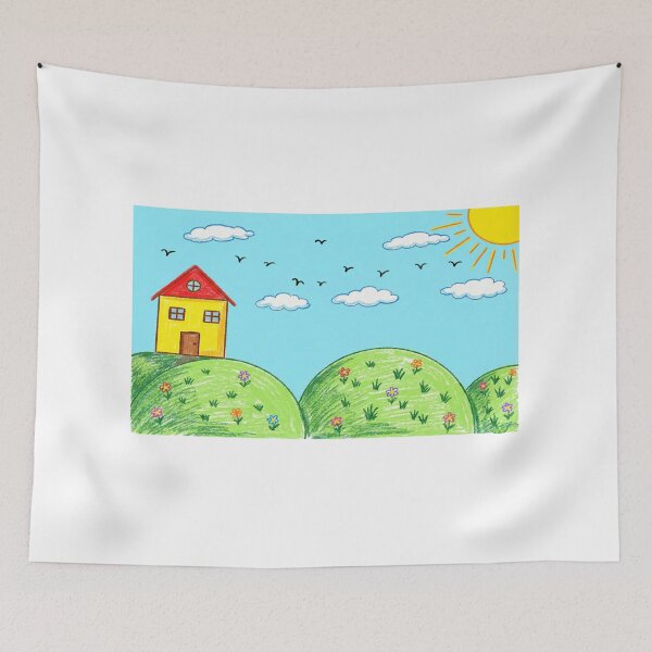 Item preview, The Happy Home on the Hill by Eyad designed and sold by Tamer ⭐⭐⭐⭐⭐.