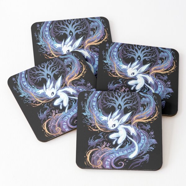 Item preview, Ori and the Blind Forest Will of the Wisps Spirit Guardian Niwen Nodeless Tree Ku Moon Studios Metroidvania Adventure Fan Art Portrait Poster T-Shirt Sticker Print Gift designed and sold by Senpaiwaves.