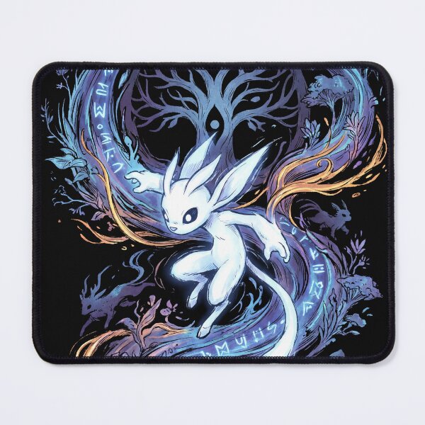 Item preview, Ori and the Blind Forest Will of the Wisps Spirit Guardian Niwen Nodeless Tree Ku Moon Studios Metroidvania Adventure Fan Art Portrait Poster T-Shirt Sticker Print Gift designed and sold by Senpaiwaves.