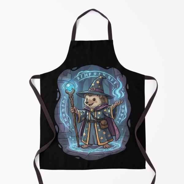 Item preview, Cute Hedgehog Wizard Magical Staff Fantasy designed and sold by k3rstman1.