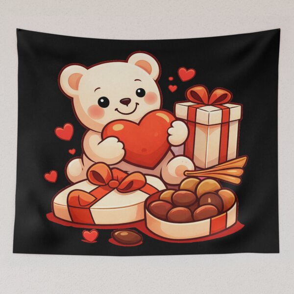Item preview, Funny Valentine`s Day Gift teddy bear  designed and sold by zuzzelek44.