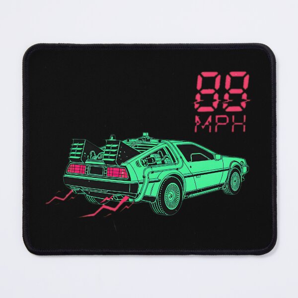 Item preview, Green Time Machine 88 MPH Retro Synthwave designed and sold by Off-Road-Zone.