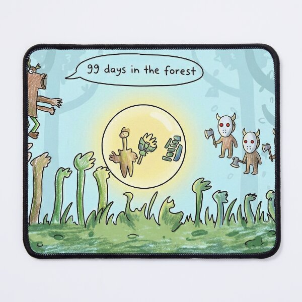 Item preview, 99 Days in the Forest: The Survival Sketch designed and sold by Tamer ⭐⭐⭐⭐⭐.
