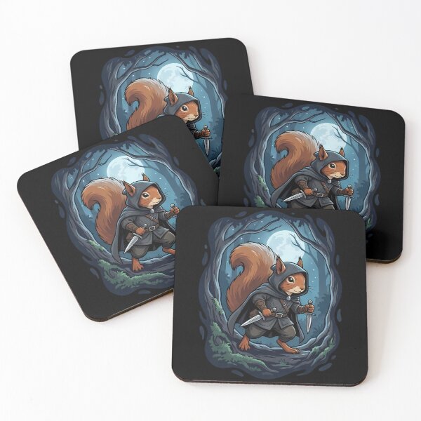 Item preview, Forest Squirrel Assassin Rogue Fantasy Adventure designed and sold by k3rstman1.