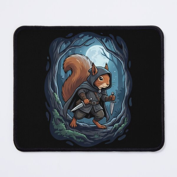 Item preview, Forest Squirrel Assassin Rogue Fantasy Adventure designed and sold by k3rstman1.