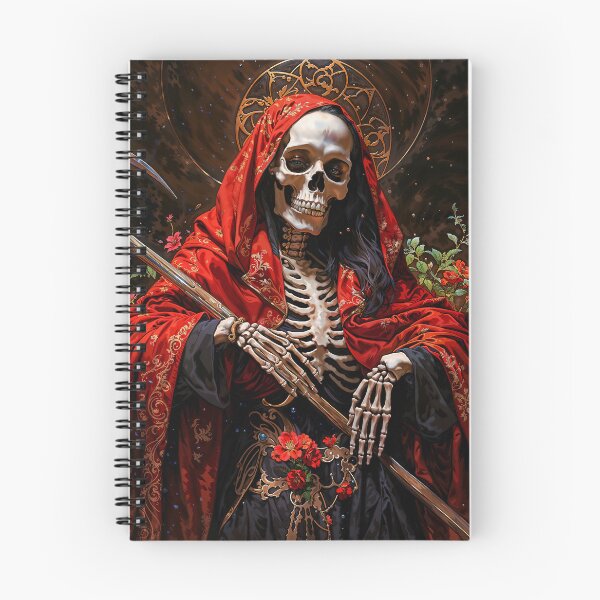 Item preview, Red Dress Santa Muerte designed and sold by AliceWhiteDF.