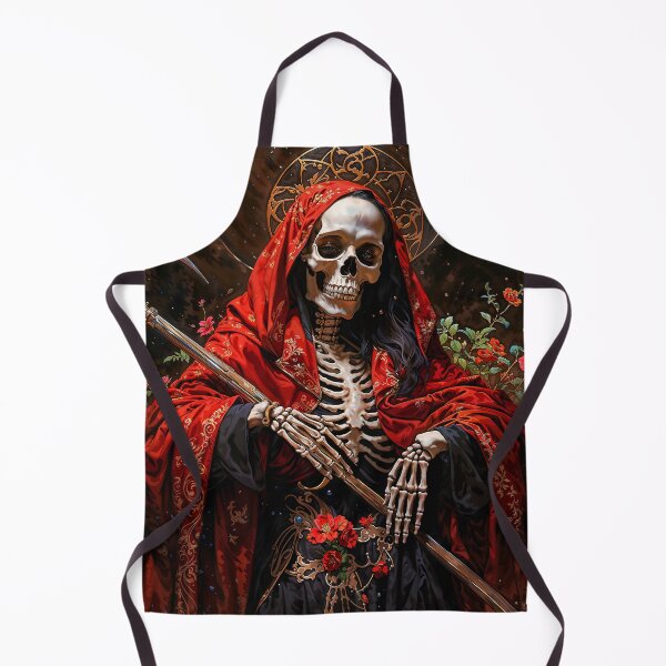 Item preview, Red Dress Santa Muerte designed and sold by AliceWhiteDF.