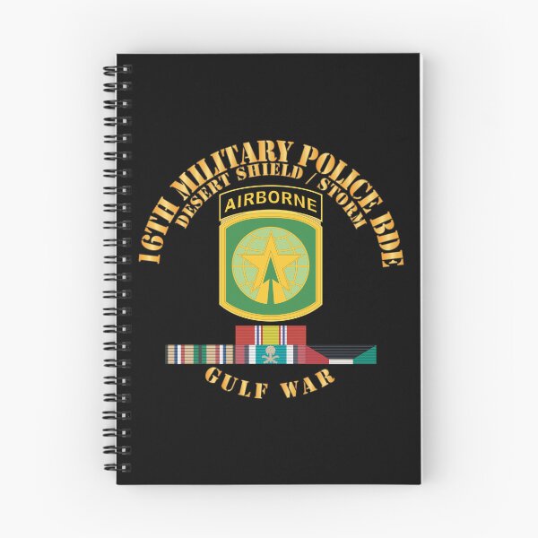 Item preview, Army - 16th Military Police Bde - Desert Storm - Shield w Svc X 300 designed and sold by Military Insignia Products.