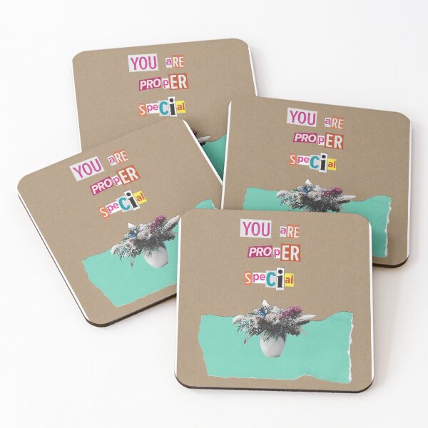 Item preview, You are proper special collage card English dialect analogue cut-out designed and sold by Pretty-Nonsense.