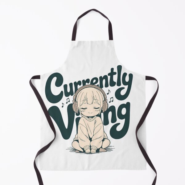 Item preview, Currently Vibing Lo-Fi Anime Music Lover Chill Mood Typography designed and sold by GiftsForge.