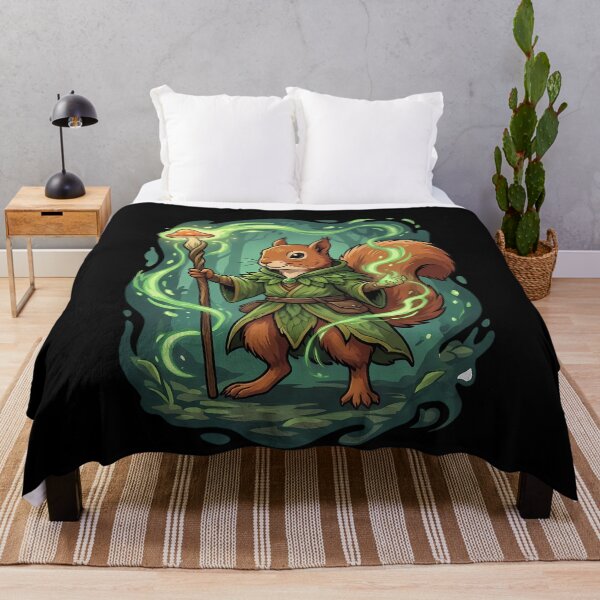 Item preview, Whimsical Squirrel Wizard Nature Spirit designed and sold by k3rstman1.