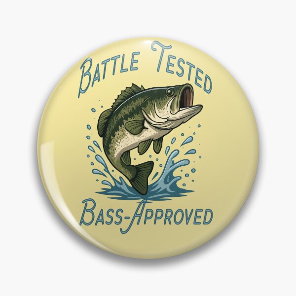 Item preview,  Battle tested Bass-approved illustration designed and sold by Art-Horizon.
