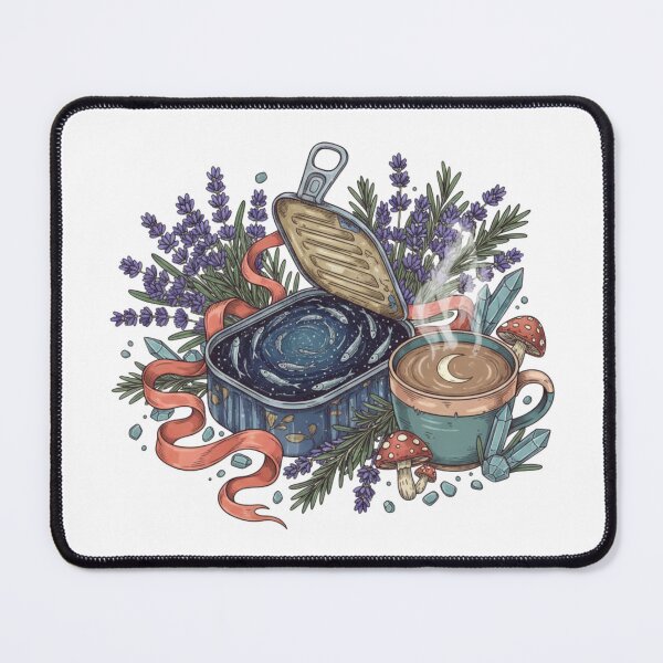Item preview, Whimsigoth Kitchen Witch Shirt - Magical Herbology Graphic Tee - Celestial Tinned Fish Art - Moody Aesthetic Cottagecore Gift - Stirring the Pot & Protecting My Peace designed and sold by 247Creations.