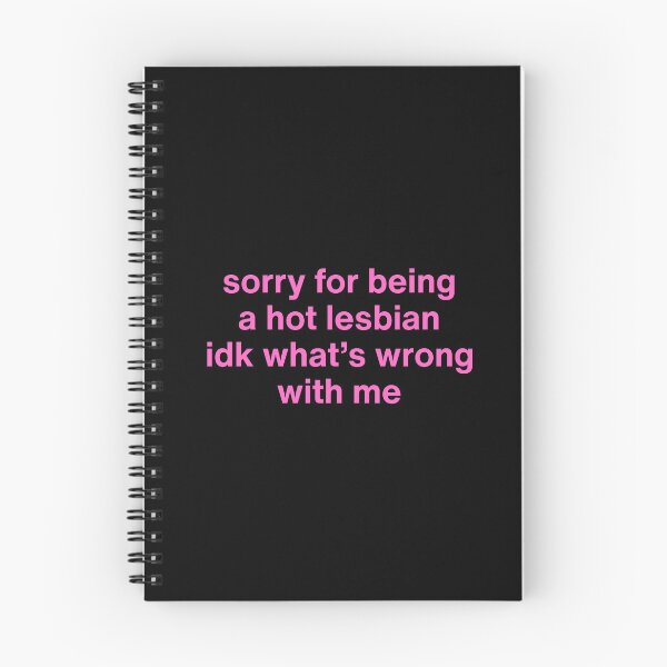 Item preview, Sorry for Being a Hot Lesbian – Sapphic Humor designed and sold by moonna designs.