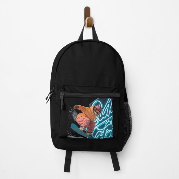 Item preview, Cat Snowboarding Streetwear Illustration designed and sold by Uglyandcute.