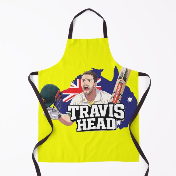 Item preview, Travis Head Australia Cricket Illustration designed and sold by THE JIZU SHOP.