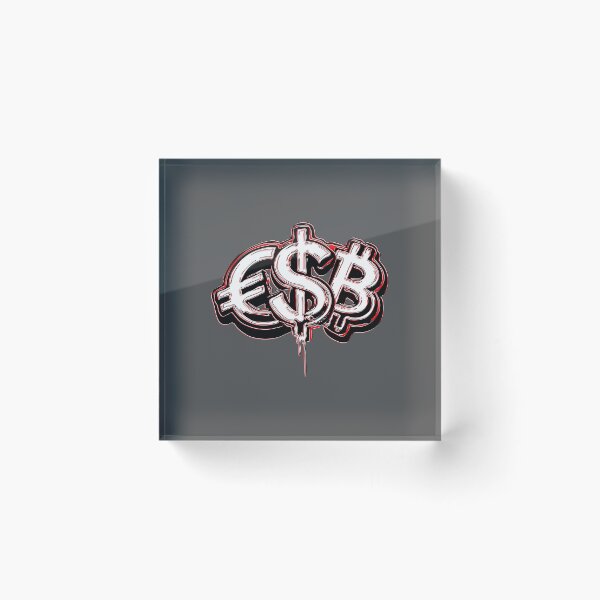 Item preview, Melting Symbols of Global Money designed and sold by 4rpixs.