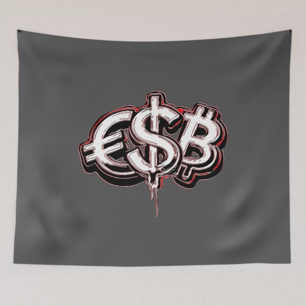 Item preview, Melting Symbols of Global Money designed and sold by 4rpixs.