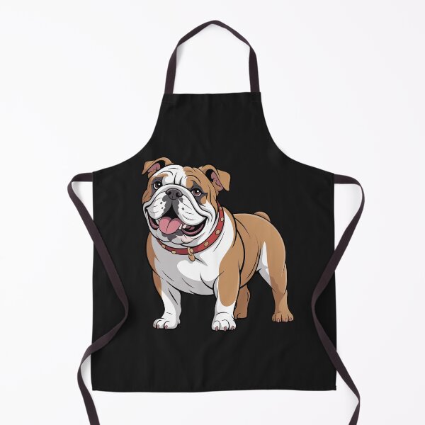 Item preview, Cute English Bulldog Illustration – Happy Dog Cartoon Art designed and sold by Royalsticker.
