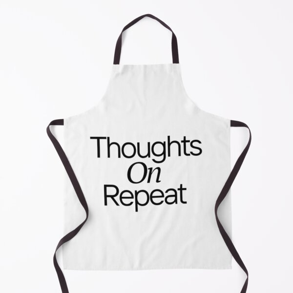 Item preview, Thoughts on Repeat - Overthinking Quote designed and sold by Haevora.