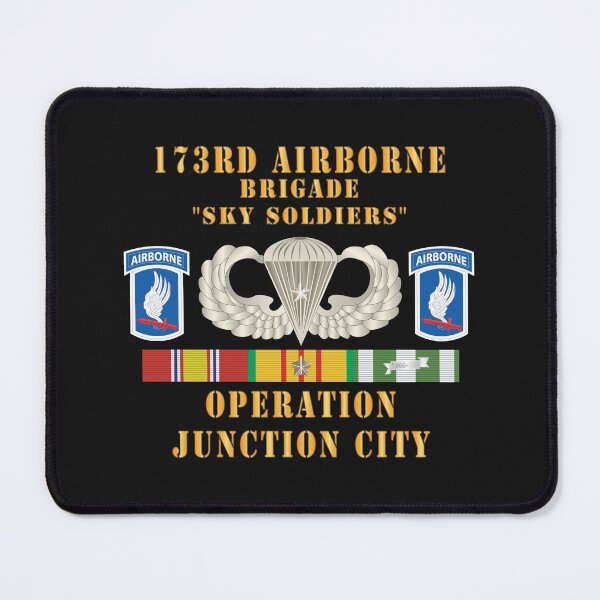 Item preview, Army - 173rd Airborne Bde - Operation Junction City, Badge w Star, SSI - VN SVC X 300 - Hat designed and sold by Military Insignia Products.
