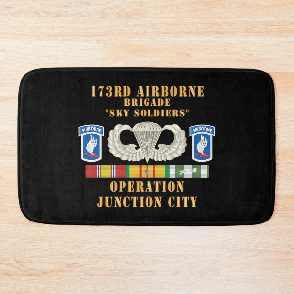 Item preview, Army - 173rd Airborne Bde - Operation Junction City, Badge w Star, SSI - VN SVC X 300 - Hat designed and sold by Military Insignia Products.
