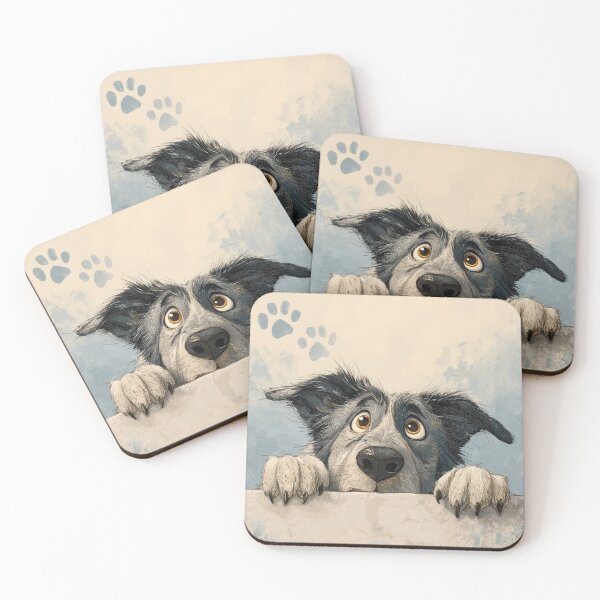 Item preview, Central Asian Shepherd Peeking over Wall 01 designed and sold by Elisabeth Lucas.