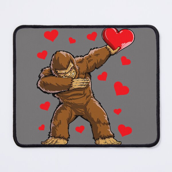 Item preview, Dabbing Bigfoot Heart Valentines Day Boys Men Love Sasquatch designed and sold by KristineLi.