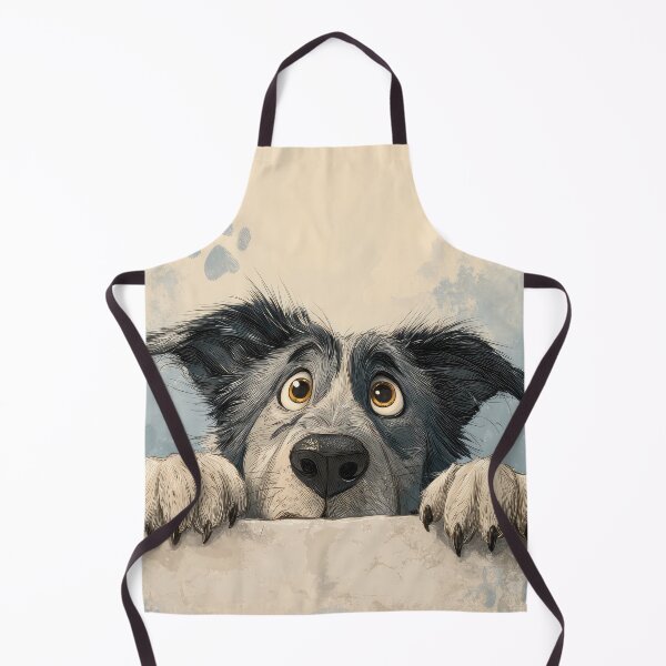 Item preview, Central Asian Shepherd Peeking over Wall 01 designed and sold by Elisabeth Lucas.