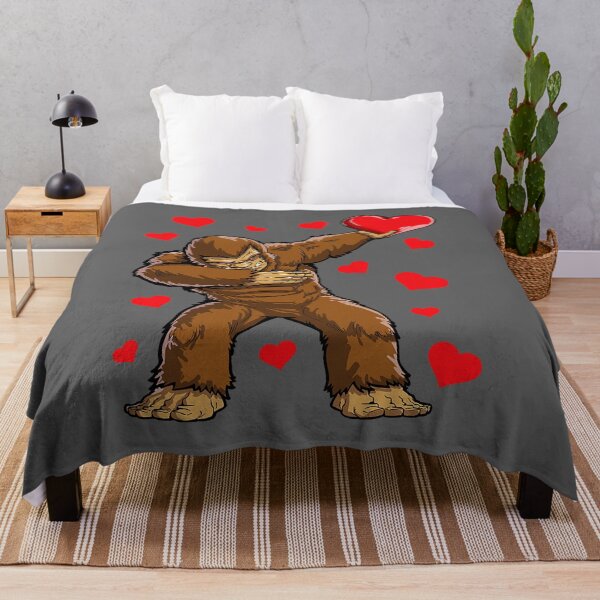 Item preview, Dabbing Bigfoot Heart Valentines Day Boys Men Love Sasquatch  designed and sold by KristineLi.