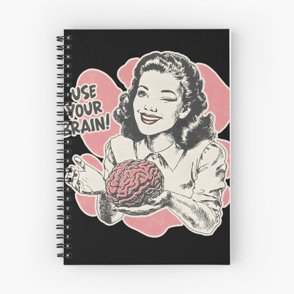 Item preview, Vintage Retro Comic Art Use Your Brain Sarcastic Design  designed and sold by DrawHandArt.