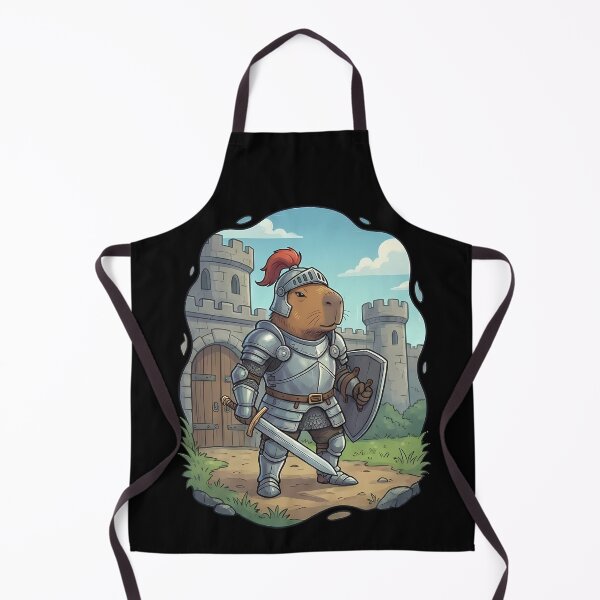 Item preview, Cute Capybara Knight Medieval Fantasy Warrior designed and sold by k3rstman1.